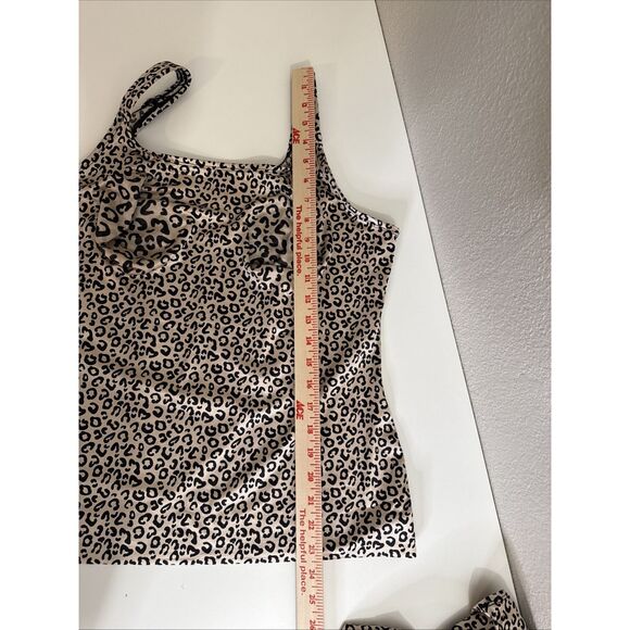 Ruby Ribbon Size 46 Cami Camisole Womens Shaping Top Leopard Print Lot of 2 Tank - Picture 11 of 15